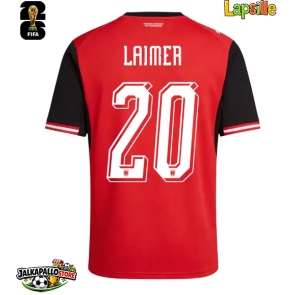 Itävalta Konrad Laimer #20 Kotipaita Lapsille MM-kisat 2026 Lyhythihainen (+ shortsit)